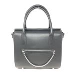 An Alexander Wang Chastity satchel bag, with strap, full leather with Rohodium hardware.