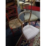 Three antique chairs