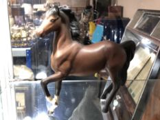 A Beswick matte glaze Prancing Arab horse