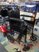 A folding Drive wheelchair