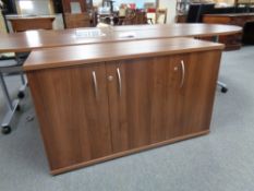 A triple door office sideboard