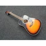 A Deacon DAG1K-VS model acoustic guitar