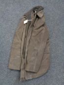 A Paul Berman Gent's brown suede jacket,