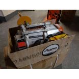 A Rhino CD K1 Series hoist in wooden crate