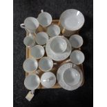 A tray of forty two piece Noritake Duetto tea service