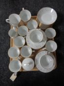 A tray of forty two piece Noritake Duetto tea service