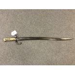 A French Chassepot bayonet