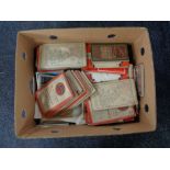 A box of vintage ordinance survey maps