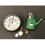 A Metamec quartz nursery clock 'Hickory Dickory Dock',