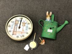 A Metamec quartz nursery clock 'Hickory Dickory Dock',