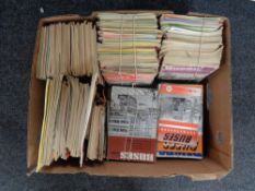 A box of mid century and later Buses Illustrated magazines