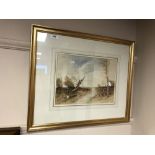 Robert J. Hewitt : Windswept Heath - Morpeth, watercolour, signed, 27 cm x 37 cm, framed.