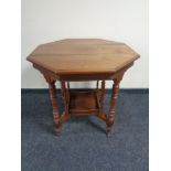 An Edwardian occasional table