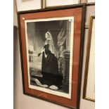 After H. V Angeli : Queen Victoria, photogravure, 70 cm x 45 cm, framed.