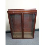 An Edwardian bookcase top