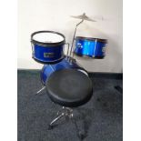 A child's drum kit