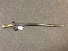 A French Chassepot bayonet