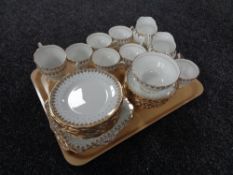 A tray of thirty-seven piece Royal Standard china tea service