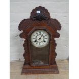 A late nineteenth century American mantel clock by the Ansonia clock company