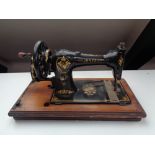 A twentieth century Jones sewing machine