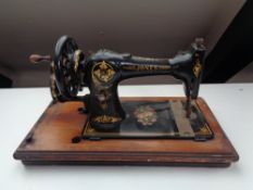 A twentieth century Jones sewing machine