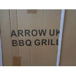 A boxed Arrow BBQ grill