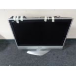 A Panasonic Viera 32" LCD TV with remote