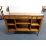 A set of Multi York Master furniture maker open bookshelves