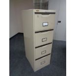 A Lucky metal filing cabinet (no key)