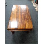 A sheesham wood coffee table