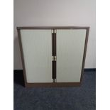 A Bisley metal shutter door stationary cabinet,