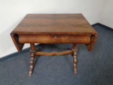 A 19th century continental mahogany sofa table