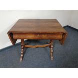 A 19th century continental mahogany sofa table