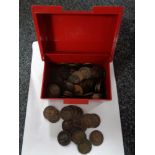 A box of George V pennies