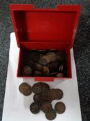 A box of George V pennies