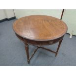 A nineteenth century continental circular table