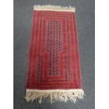 An Afghan prayer rug