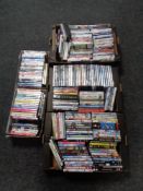 Five boxes of DVD's - various