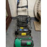 A Garden Line scarifier and McAlister MRS 1400 scarifier