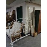 A 5' metal bed frame