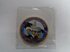 A Royal Navy commemorative coin