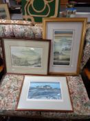 Three signed limited edition Ralf McDonald prints