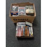 Two boxes of dvd box sets,