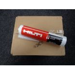 A box of Hilti firestop acrylic sealant