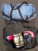 A tent in carry bag and other camping equipment