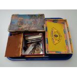 A tray of King Edward's cigar box containing 13 cigars and two further boxes of cased cheroot,