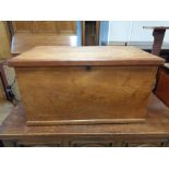 An elm blanket box