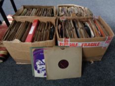 Four boxes of LP's,