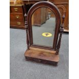 A nineteenth century mahogany dressing table mirror