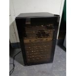 An under bench wine fridge